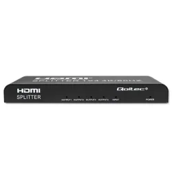 Rozdzielacz aktywny Qoltec Splitter 4 x HDMI 4K x 2K | | PartsPC.pl