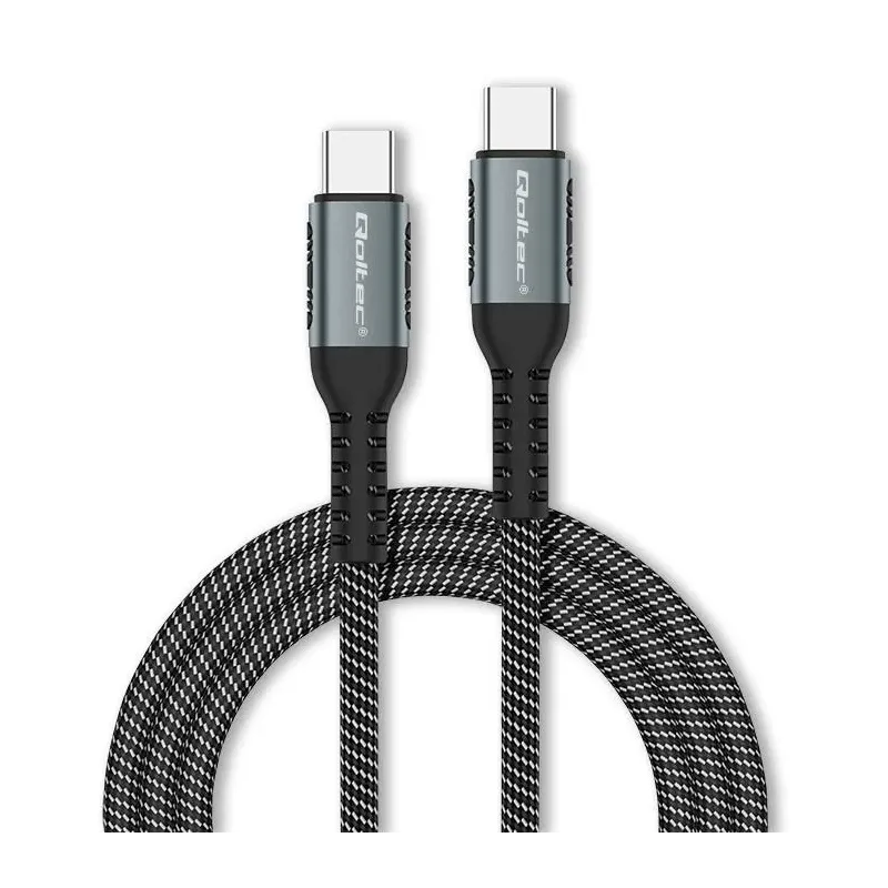 Kabel USB Qoltec 2.0 typ C | USB 2.0 typ C 100W| QC 3.0 | PartsPC.pl