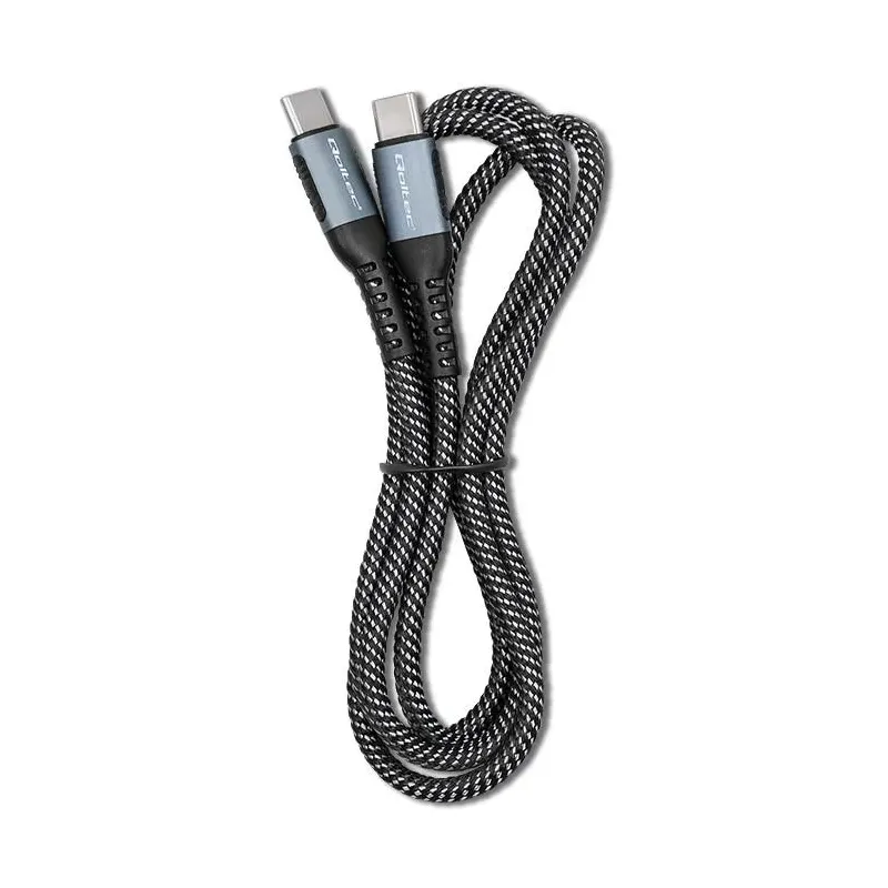 Kabel USB Qoltec 2.0 typ C | USB 2.0 typ C 100W| QC 3.0 | PartsPC.pl