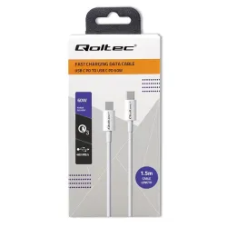 Kabel USB Qoltec 2.0 typ C | USB 2.0 typ C 60W | QC 3.0 | PartsPC.pl