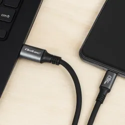 Kabel USB4 Qoltec USB-C PD 240W | Thunderbolt 3/4 | 4K | | PartsPC.pl