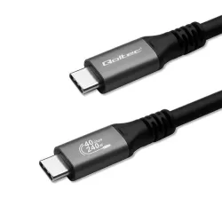 Kabel USB4 Qoltec USB-C PD 240W | Thunderbolt 3/4 | 4K | | PartsPC.pl