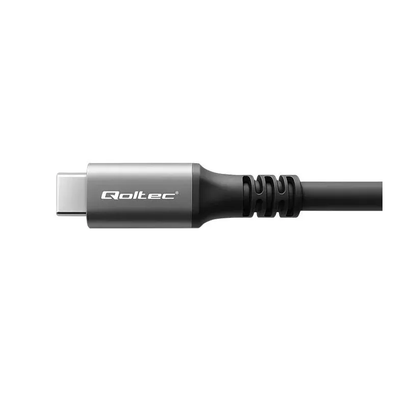 Kabel USB4 Qoltec USB-C PD 240W | Thunderbolt 3/4 | 4K | | PartsPC.pl