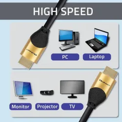 Kabel HDMI QOLTEC v2.1 Ultra High Speed 8K | 60Hz | | PartsPC.pl