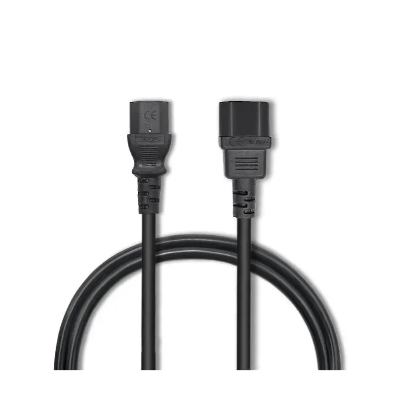 Kabel zasilający Qoltec IEC C13/C14 | 3x1.5mm2 | 1.8m | PartsPC.pl