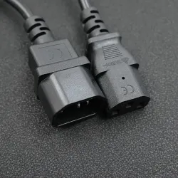 Kabel zasilający Qoltec do UPS | IEC C13/C14 | 3x0.75mm2 | PartsPC.pl