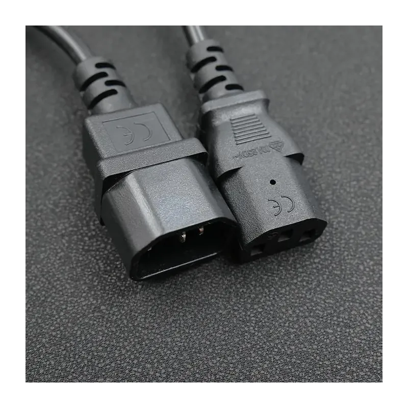 Kabel zasilający Qoltec do UPS | IEC C13/C14 | 3x0.75mm2 | PartsPC.pl