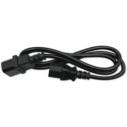 Kabel zasilający Qoltec do UPS | IEC C13/C14 | 3x0.75mm2 | PartsPC.pl