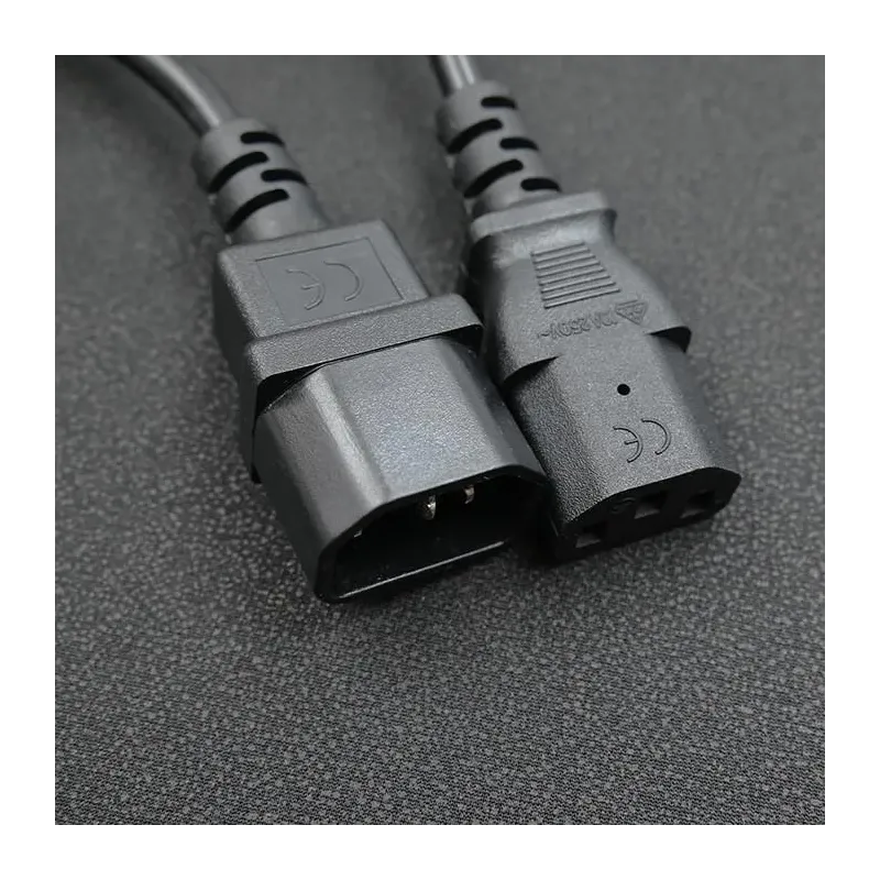 Kabel zasilający Qoltec do UPS | IEC C13/C14 | 3x1.0mm2 | PartsPC.pl