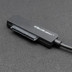 Kabel adapter Qoltec SATA | Przejściówka na dysk SSD HDD | PartsPC.pl