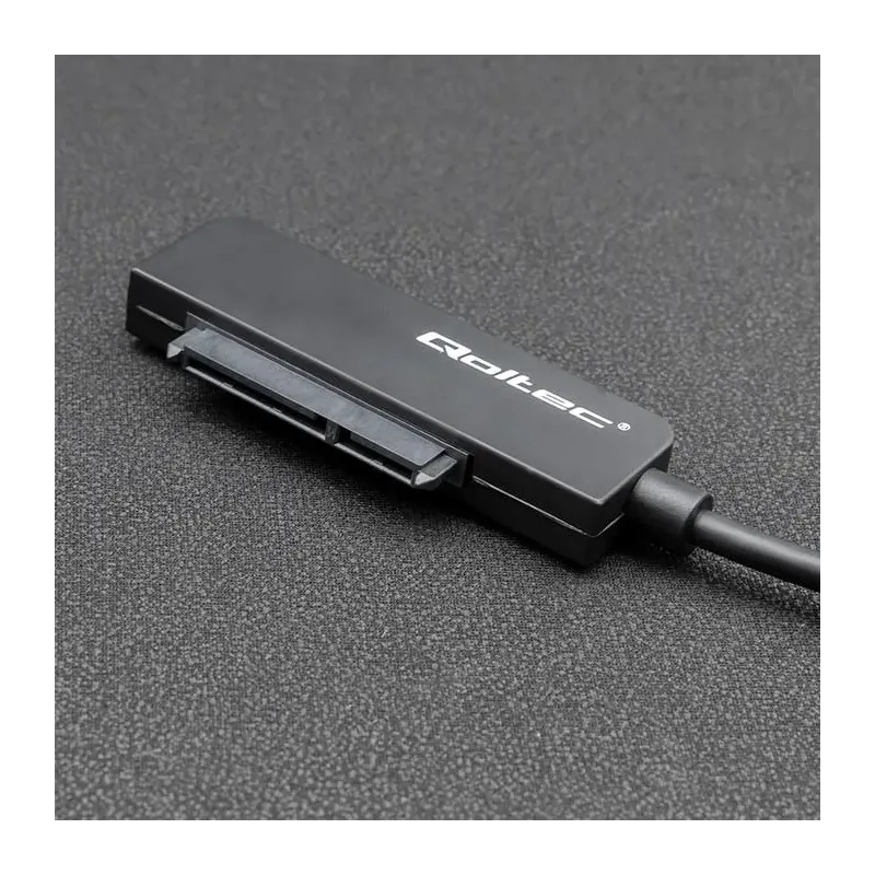 Kabel adapter Qoltec SATA | Przejściówka na dysk SSD HDD | PartsPC.pl