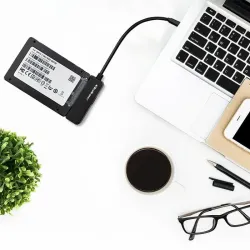 Kabel adapter Qoltec SATA | Przejściówka na dysk SSD HDD | PartsPC.pl