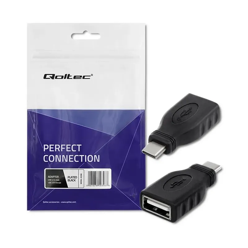 Adapter Qoltec USB-C 3.1 | USB 2.0 - Adaptery/Konwertery | PartsPC.pl