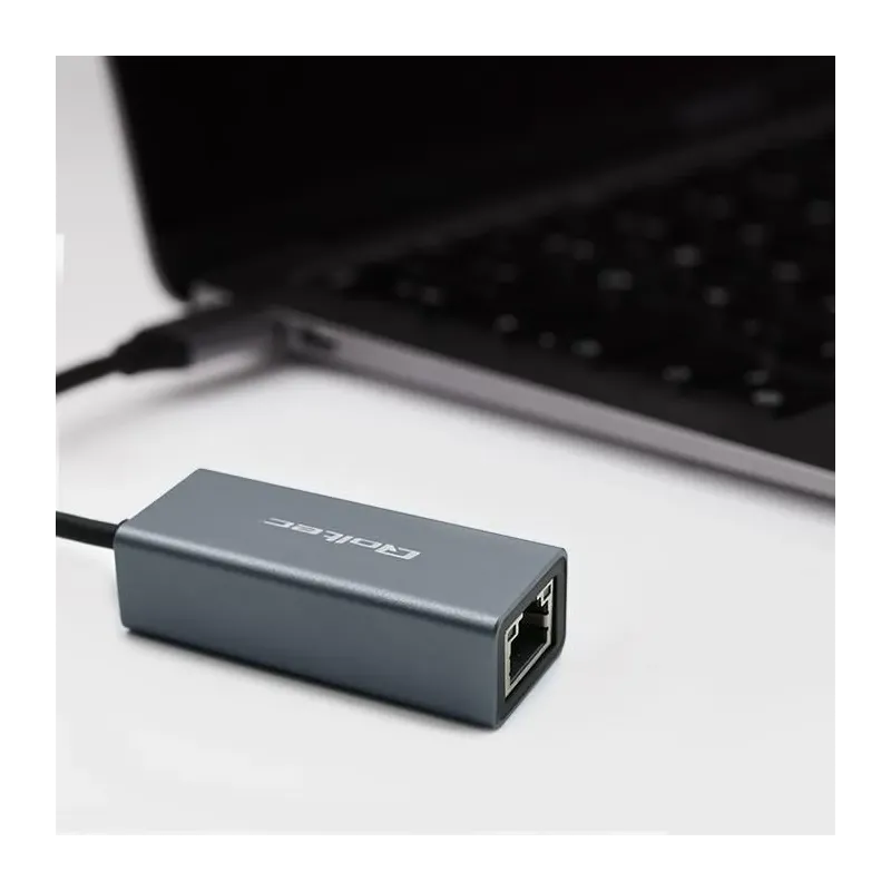 Kabel adapter Qoltec USB-C na RJ45 Ethernet | 1000Mb/s | | PartsPC.pl