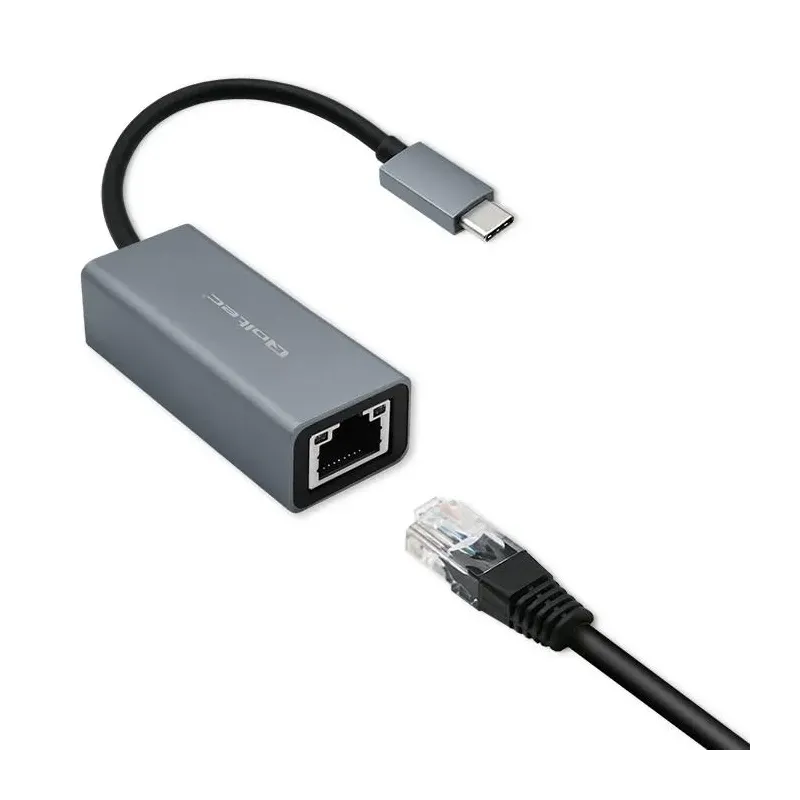 Kabel adapter Qoltec USB-C na RJ45 Ethernet | 1000Mb/s | | PartsPC.pl