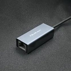 Kabel adapter Qoltec USB-C na RJ45 Ethernet | 1000Mb/s | | PartsPC.pl