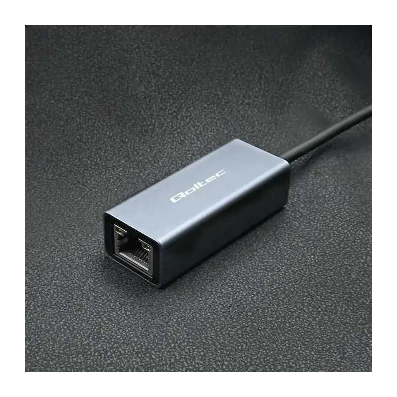 Kabel adapter Qoltec USB-C na RJ45 Ethernet | 1000Mb/s | | PartsPC.pl