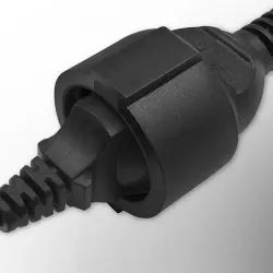 Adapter Qoltec IEC 320 C14 / FRENCH | 0.15m | PartsPC.pl