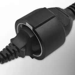 Kabel adapter Qoltec IEC 320 C14 / SCHUKO | 0,15m | PartsPC.pl