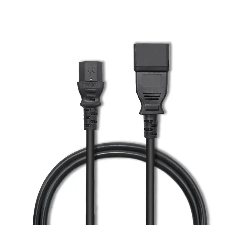 Kabel zasilający Qoltec IEC C20/C13 | 3x1.5mm2 | 1.2m | PartsPC.pl