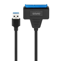 Kabel adapter SAVIO AK-68 USB-A 3.1 Gen 1 (M) - SATA (F) | PartsPC.pl