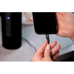 Kabel adapter Savio CL-187 USB-C do Mini Jack 3.5mm 1m | PartsPC.pl