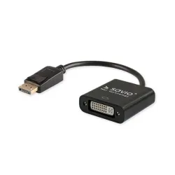 Kabel adapter Savio CL-90/B DisplayPort M - VGA F worek | PartsPC.pl
