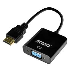 Kabel adapter HDMI-VGA Savio AK-75 | PartsPC.pl