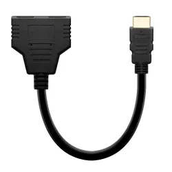 Rozdzielacz Savio AK-77 HDMI (M)-HDMI (Ż) x2 | PartsPC.pl