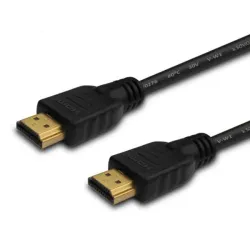 Kabel HDMI v1.4 Savio CL-37 1m, czarny, złote końcówki | PartsPC.pl