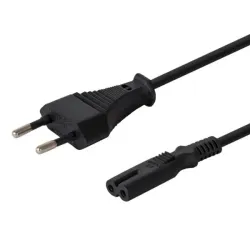 Kabel zasilający Savio CL-105 płaski ósemka 2pin, 3m | PartsPC.pl