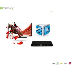 Rozdzielacz / Splitter Techly AV HDMI 2.0 1/4 Ultra HD | PartsPC.pl