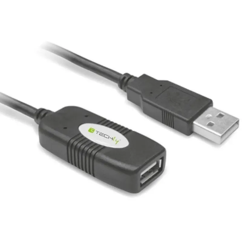 Kabel/Przedłużacz Techly USB 2.0 A-A M/F aktywny 10m | PartsPC.pl