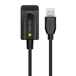 Kabel / Przedłużacz Techly Aktywny USB 2.0 A-A M/F 5m | PartsPC.pl