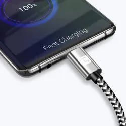 Kabel Techly USB 2.0 USB-A na USB-C 1m M/M 3A | PartsPC.pl