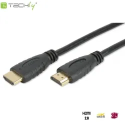 Kabel HDMI Techly HDMI-HDMI 2.0 M/M Ethernet 3D 4K, 6m, | PartsPC.pl