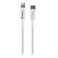 Kabel Tracer USB Type-C - Lightning M/M 1,0m biały | PartsPC.pl