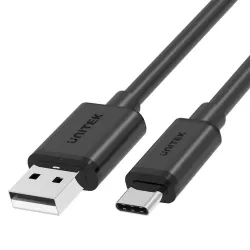 Kabel USB Unitek C14069BK USB-A 2.0 - USB-C, 3m | PartsPC.pl