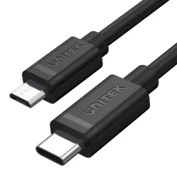 Kabel USB Unitek Y-C473BK USB 2.0 Typ-C (M) - micro USB | PartsPC.pl