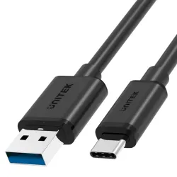 Kabel USB Unitek Y-C490BK USB-A - USB-C 3.1, M/M, 0,25m | PartsPC.pl