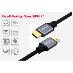 Kabel HDMI Unitek C138w v2.1 8K, UHD, 120Hz M/M 2m - HDMI | PartsPC.pl
