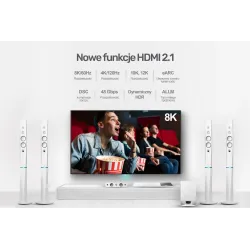 Kabel HDMI Unitek C138w v2.1 8K, UHD, 120Hz M/M 2m - HDMI | PartsPC.pl