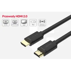 Kabel HDMI Unitek C11061BK-0.3M, HDMI 2.0, 0,3m | PartsPC.pl