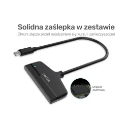 Kabel adapter Unitek Y-1096A USB3.1 Type-C do SATA III 6G | PartsPC.pl