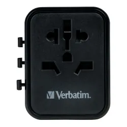 Adapter podróżny Verbatim UTA-02 globalny 1xUSB-C PD | PartsPC.pl