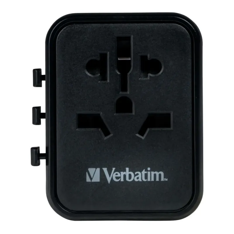 Adapter podróżny Verbatim UTA-02 globalny 1xUSB-C PD | PartsPC.pl