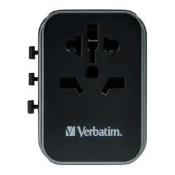 Adapter podróżny Verbatim UTA-03 globalny 1xUSB-C PD 30W | PartsPC.pl