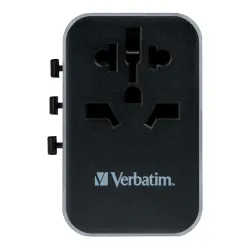 Adapter podróżny Verbatim UTA-04 globalny 1xUSB-C PD 61W | PartsPC.pl