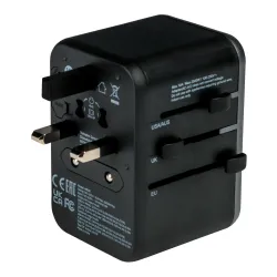 Adapter podróżny Verbatim UTA-04 globalny 1xUSB-C PD 61W | PartsPC.pl