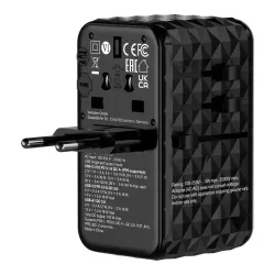 Adapter podróżny Verbatim UTA-10 GaN III globalny | PartsPC.pl